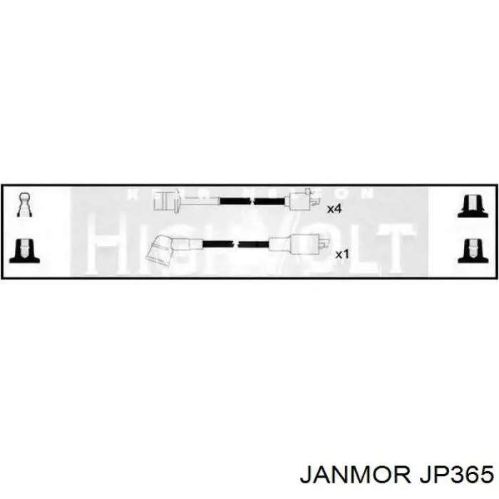 Купити JP365 Janmor Провід високовольтні, комплект