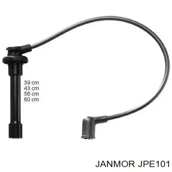 Купити JPE101 Janmor Провід високовольтні, комплект