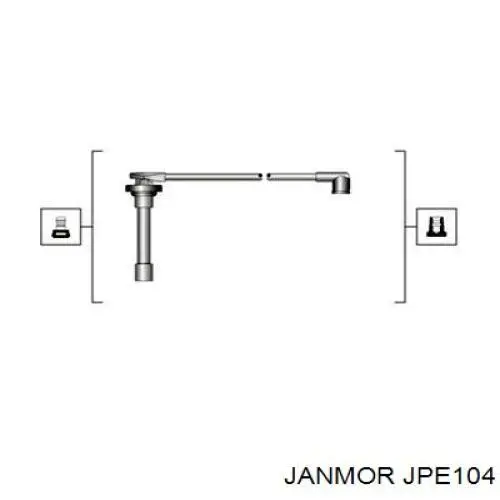 JPE104 Janmor Проводи високовольтні