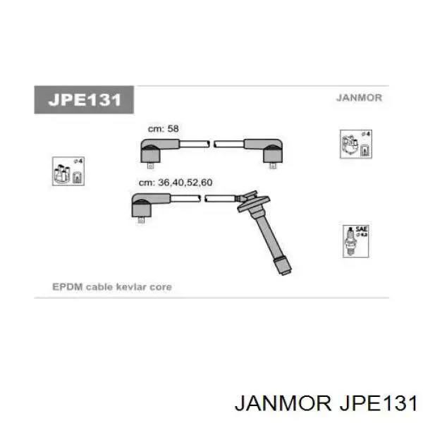 JPE131 Janmor Проводи високовольтні