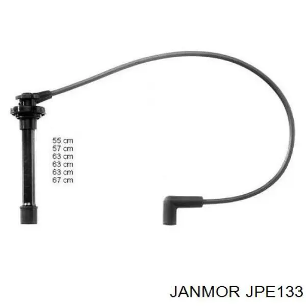 Дроти запалювання Janmor JPE133 ціна, від 59.72 USD