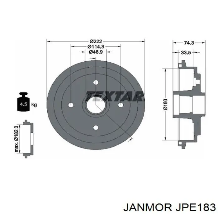 JPE183 Janmor Проводи високовольтні