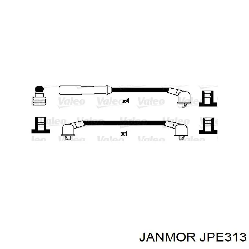 Дроти запалювання Janmor JPE313 ціна, від 15.79 USD