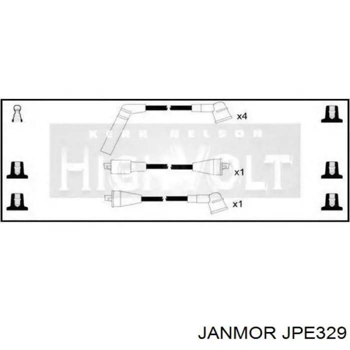JPE329 Janmor дріт високовольтні, комплект