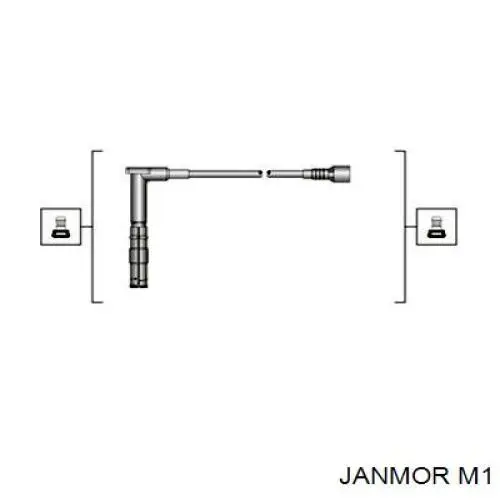 Високовольтні дроти M1 Janmor