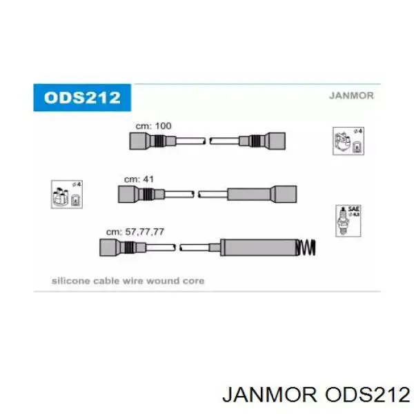 ODS212 Janmor Проводи високовольтні