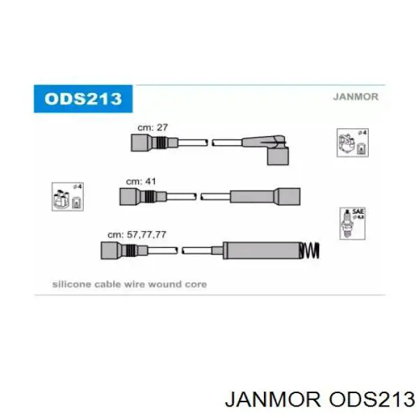 ODS213 Janmor Проводи високовольтні