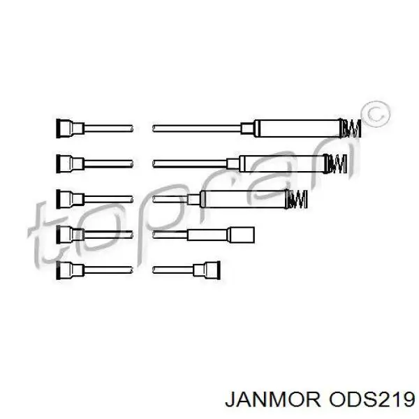 Купити ODS219 Janmor Провід високовольтні, комплект