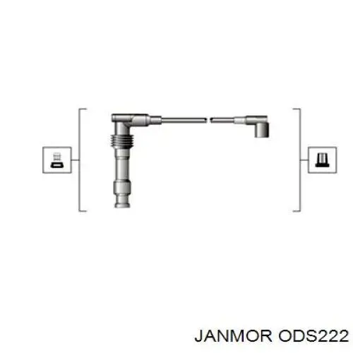 Дроти запалювання Janmor ODS222 ціна, від 27.42 USD