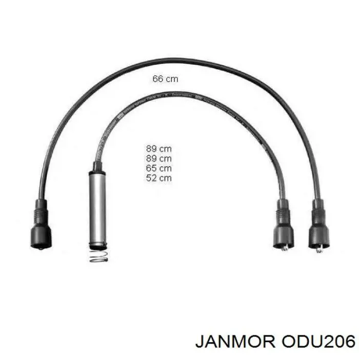 Високовольтні дроти ODS250 Janmor