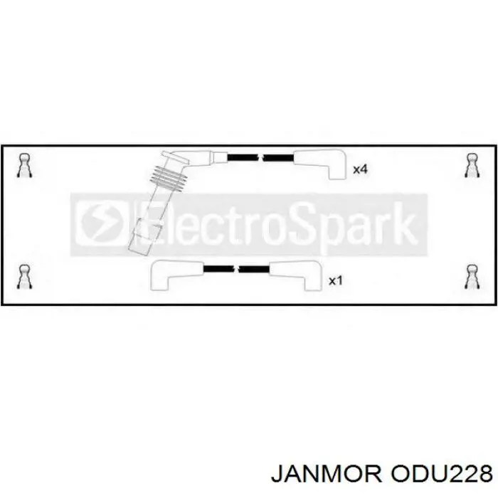 ODU228 Janmor дріт високовольтні, комплект