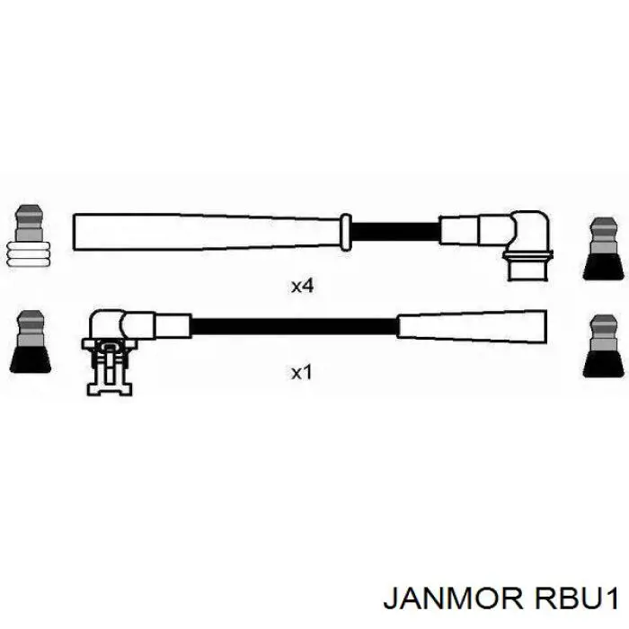 Дріт високовольтний, комплект RBU1 Janmor