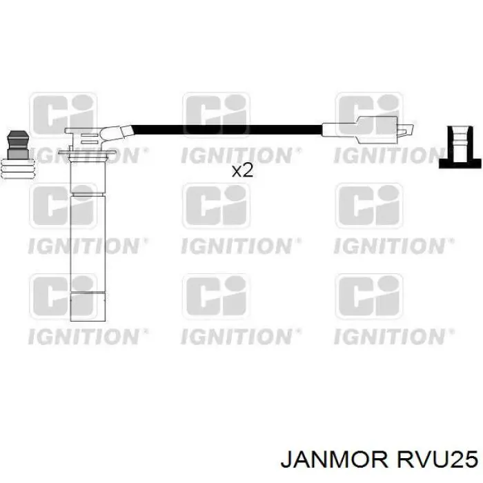 Дроти запалювання Janmor RVU25 ціна, від 16.78 USD