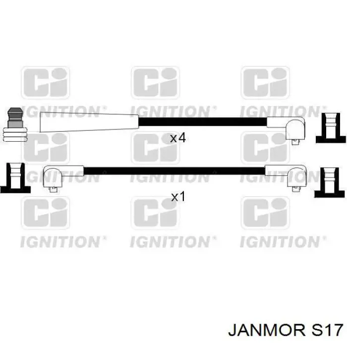 Дроти запалювання Janmor S17 ціна, від 6.92 USD