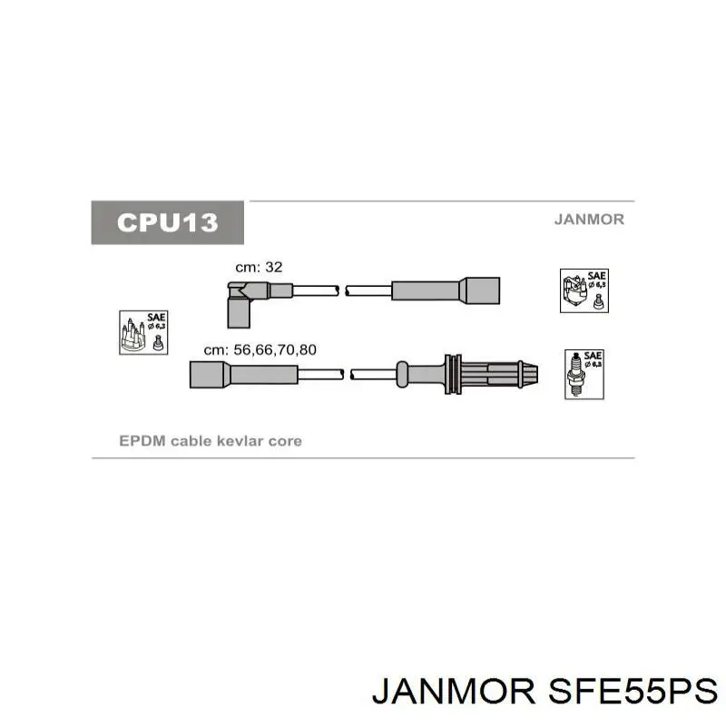 SFE55PS Janmor свіча запалювання