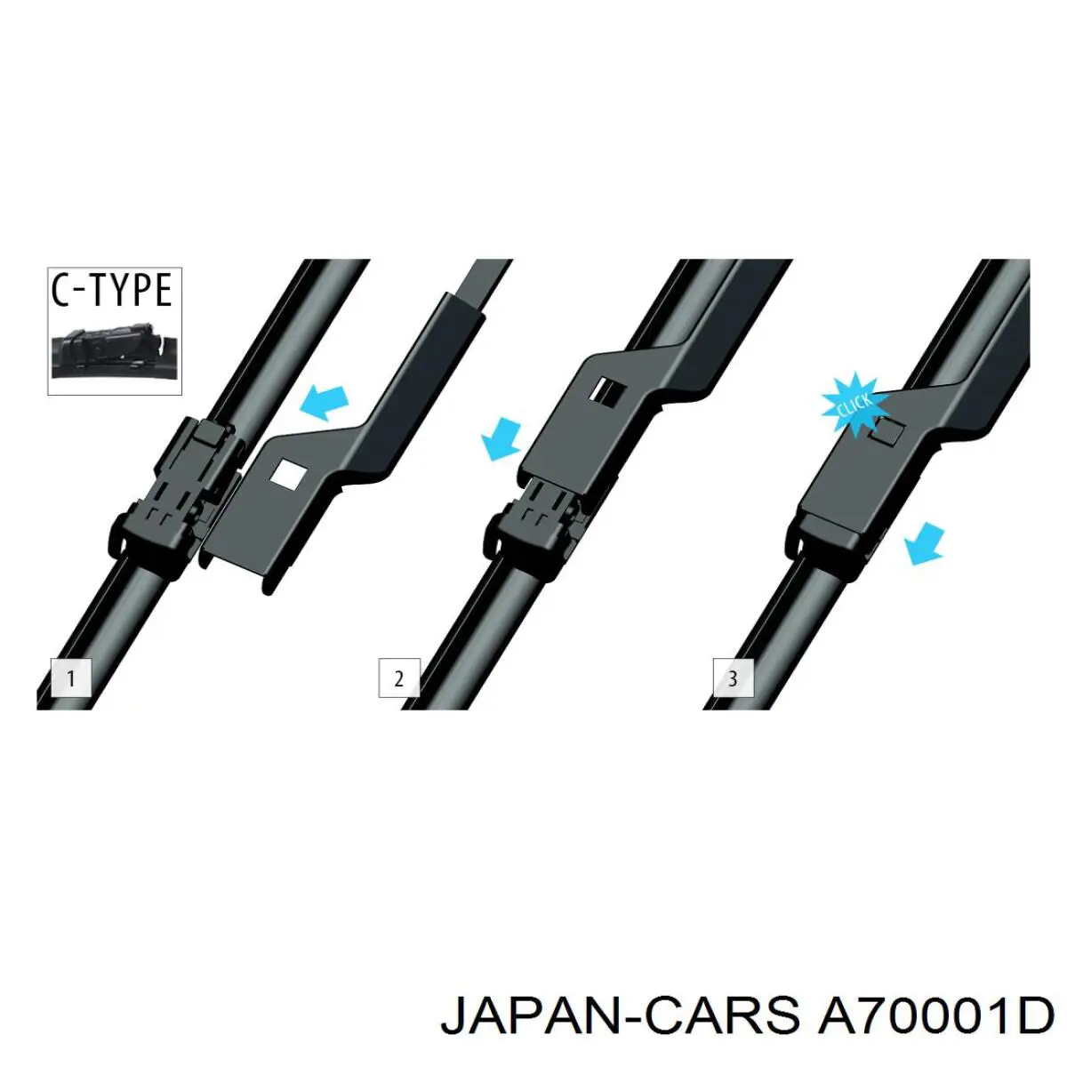 Купити A70001D Japan Cars Втулка амортизатора заднього