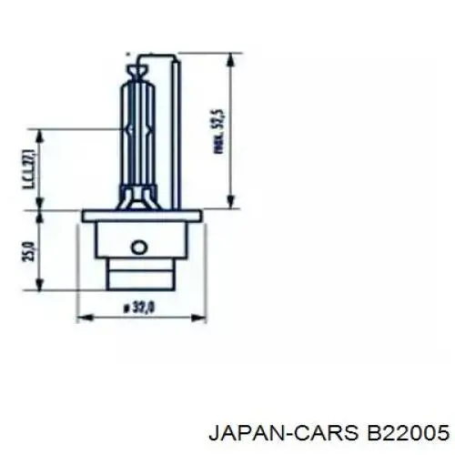 Фільтр повітряний B22005 Japan Cars