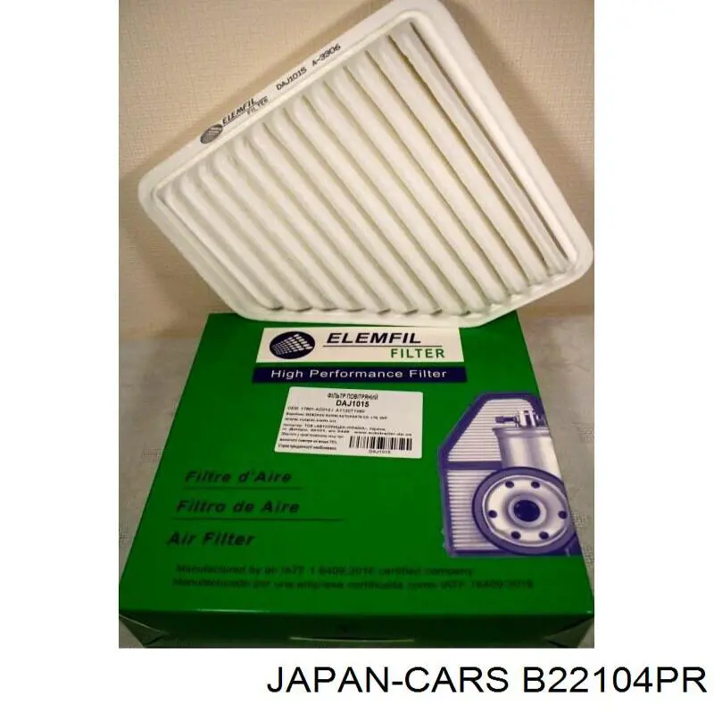 Елемент повітряного фільтра Japan Cars B22104PR ціна, від 7.07 USD
