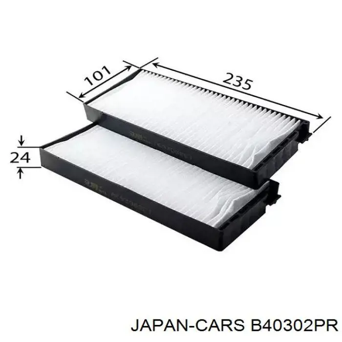 B40302PR Japan Cars фільтр салону