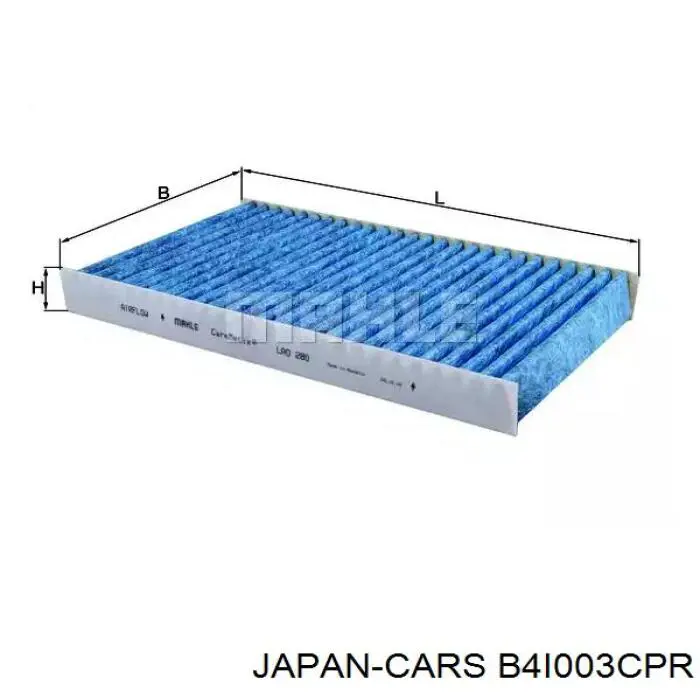 B4I003CPR Japan Cars Внутрішньосалонний фільтр