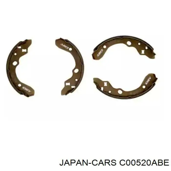 C00520ABE Japan Cars колодки гальмові задні, барабанні