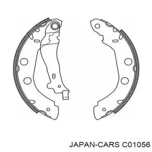 C01056 Japan Cars Колодки гальмівні задні, барабанні