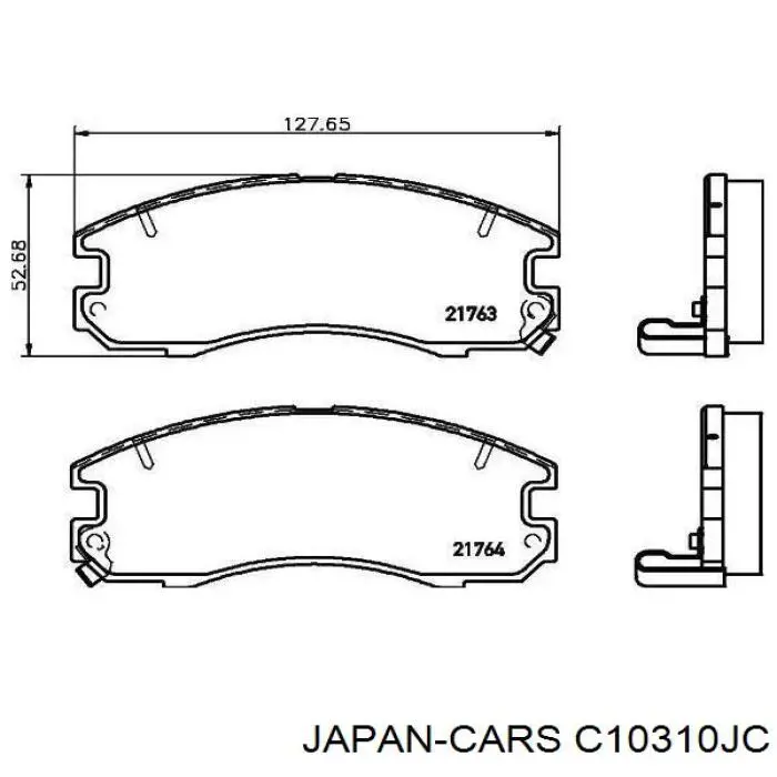C10310JC Japan Cars Передні гальмівні колодки