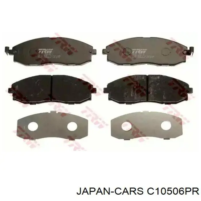 Гальмівні колодки Japan Cars C10506PR ціна, від 21.61 USD