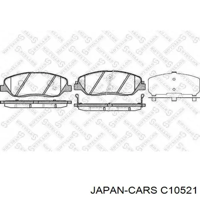C10521 Japan Cars Передні гальмівні колодки