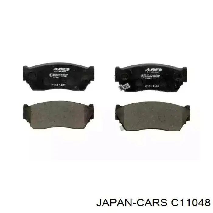 C11048 Japan Cars колодки гальмівні передні, дискові