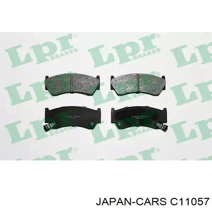 Купити C11057 Japan Cars Колодки гальмівні передні, дискові