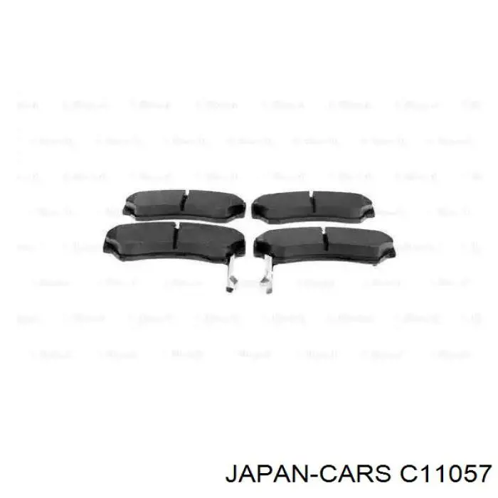 Передні тормозні колодки C11057 Japan Cars