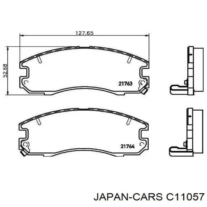 C11057 Japan Cars Передні гальмівні колодки