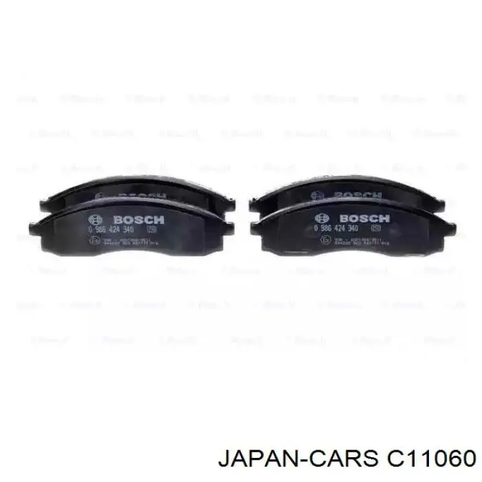 Передні тормозні колодки C11060 Japan Cars