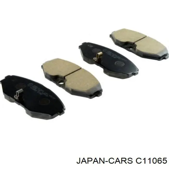 Колодки гальмівні передні, дискові C11065 Japan Cars