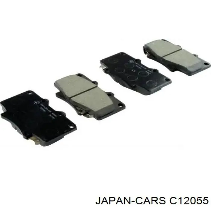 Гальмівні колодки Japan Cars C12055 ціна, від 19.08 USD