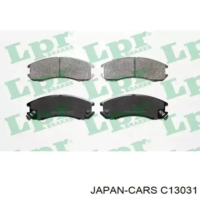 Передні тормозні колодки C13031 Japan Cars