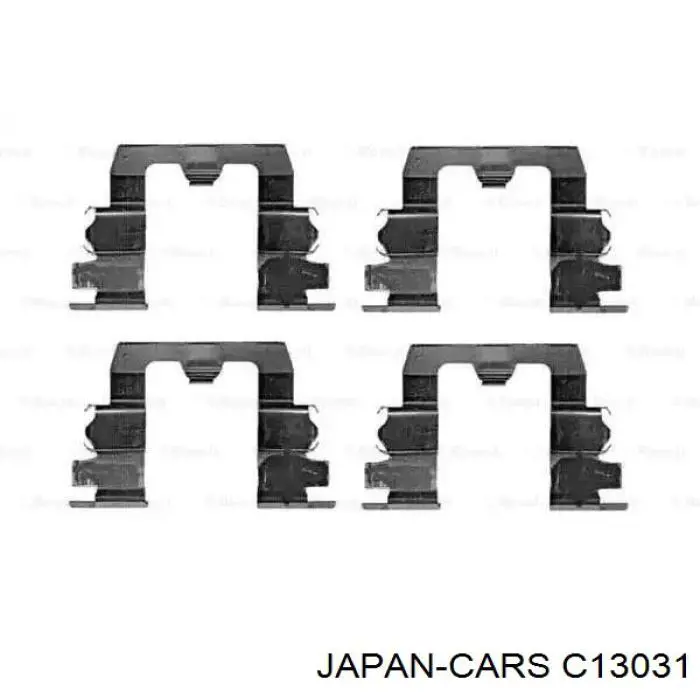 Тормозні колодки Japan Cars C13031