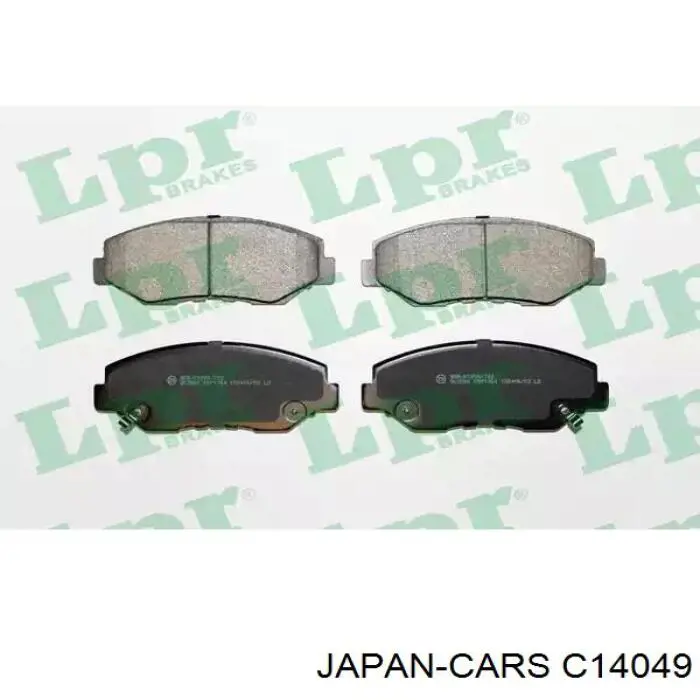 Тормозні колодки Japan Cars C14049