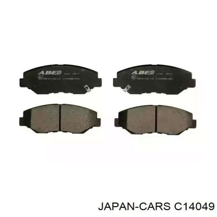 C14049 Japan Cars колодки гальмівні передні, дискові