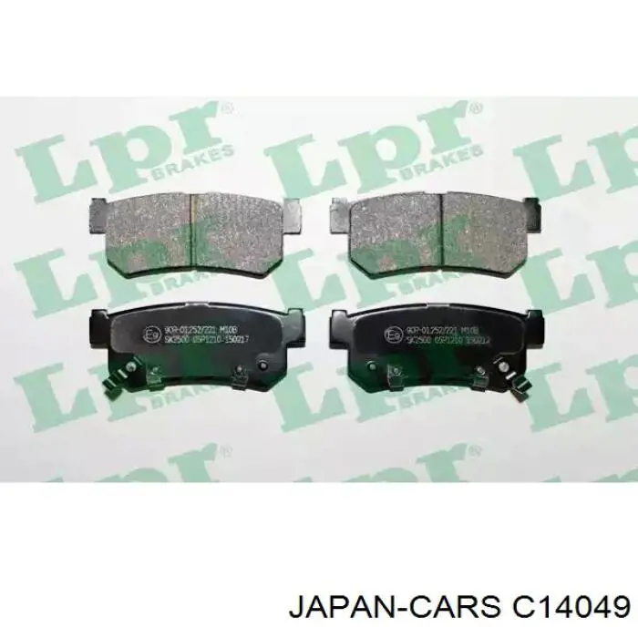 Гальмівні колодки Japan Cars C14049 ціна, від 17.00 USD