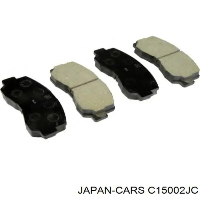 Колодки гальмівні передні, дискові C15002JC Japan Cars