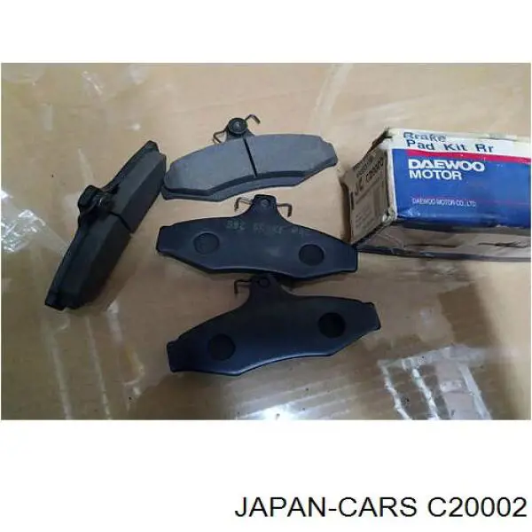 C20002 Japan Cars Колодки гальмівні задні, дискові