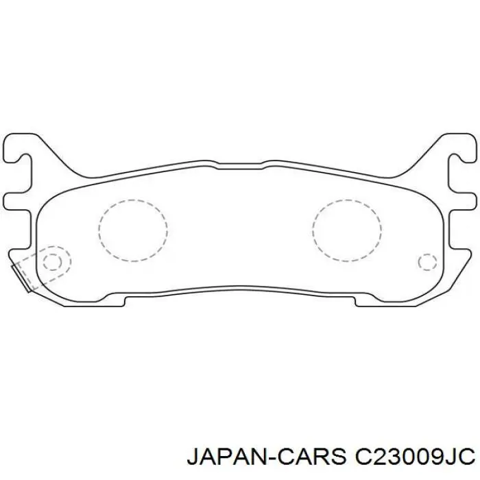 Купити C23009JC Japan Cars Задні колодки