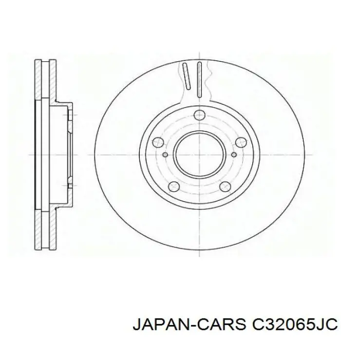 C32065JC Japan Cars Гальмо дискове переднє