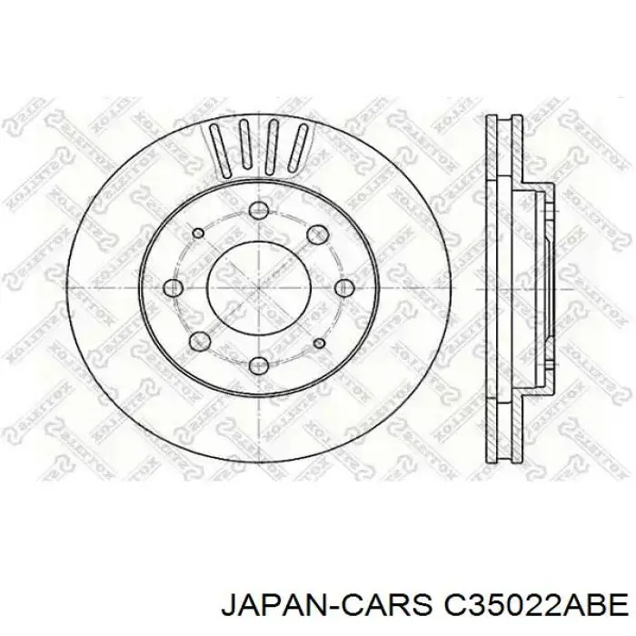 Купити C35022ABE Japan Cars Ротор гальмівний