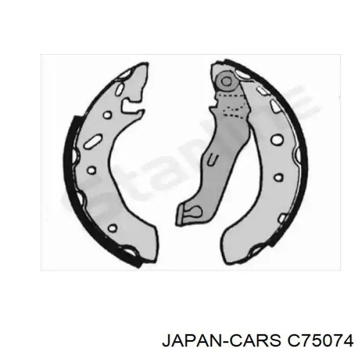 Трос стоянкового гальма задній правий Japan Cars C75074 ціна, від 20.42 USD
