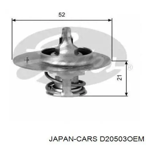 D20503OEM Japan Cars Термостат (Температура включения - 82)