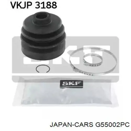 Пильник ШРУСа зовнішній G55002PC Japan Cars