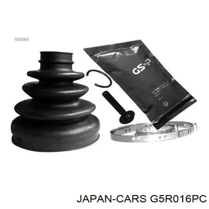 Пильник шарніра кутових швидкостей зовнішній передній Japan Cars G5R016PC ціна, від 6.27 USD